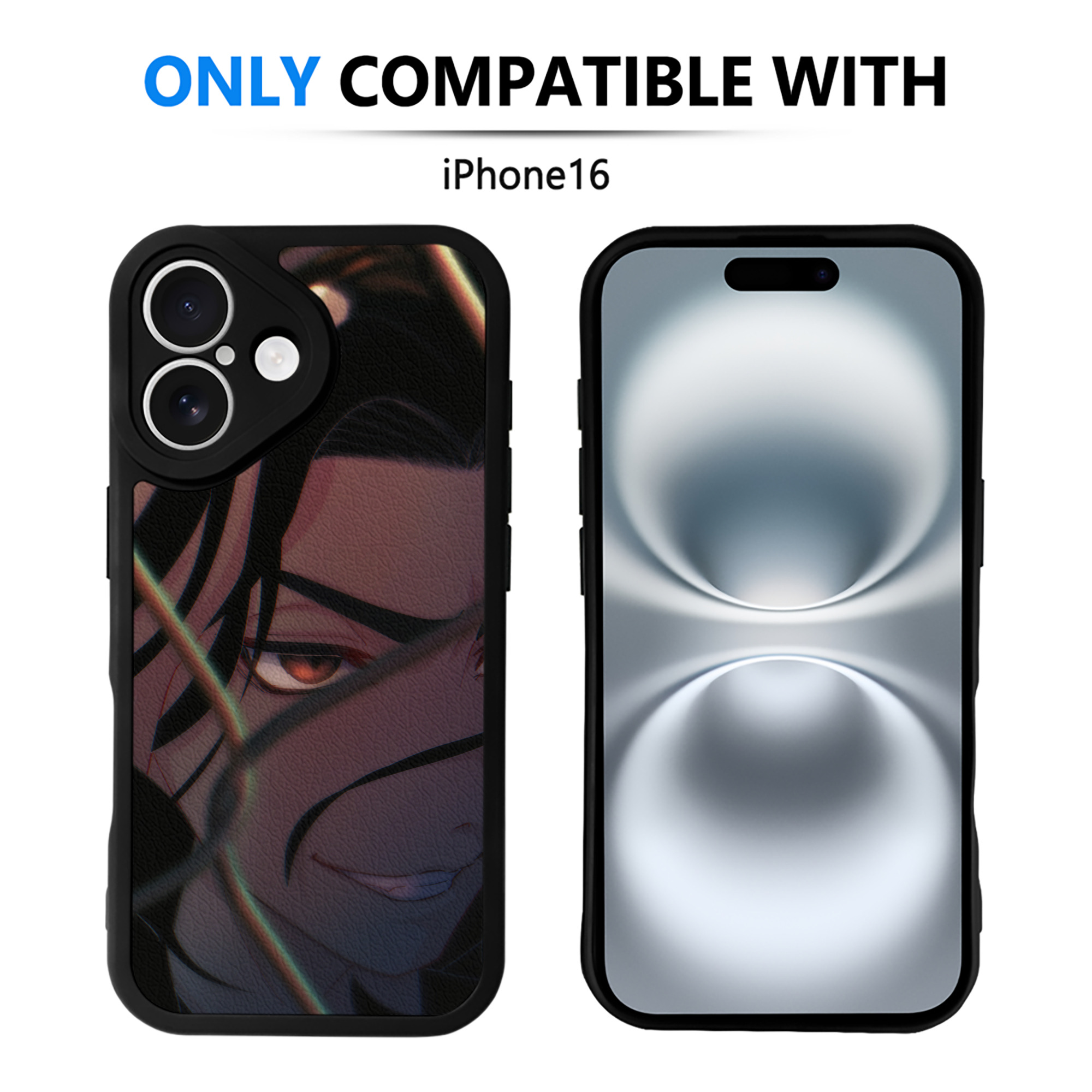 （画像用） 東京リベンジャーズ Tokyo Revengers 【iPhone 16シリーズ対応】シリコンスマホケース（レザー調） 材質：シリコン